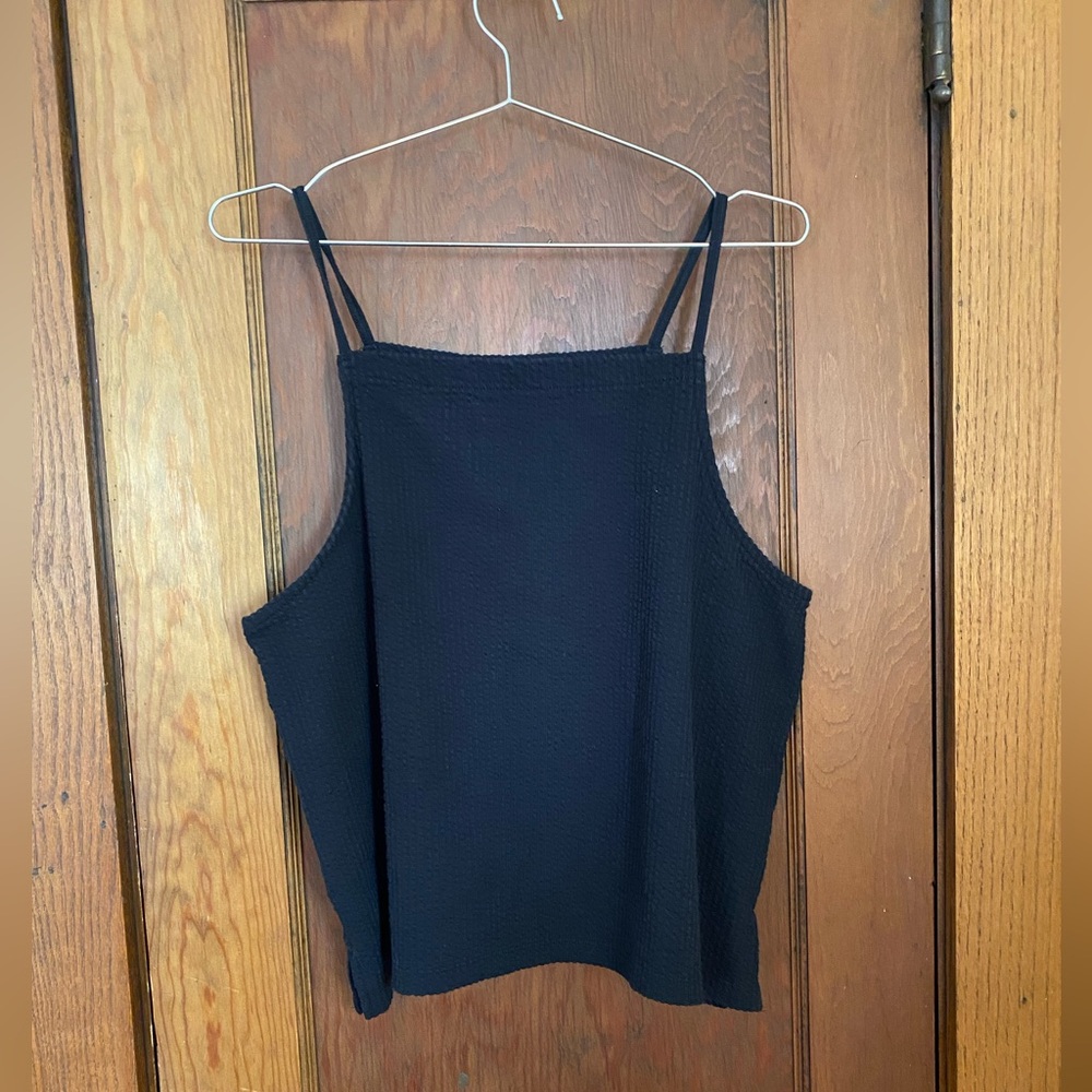Madewell Searsucker Apron Tank Top